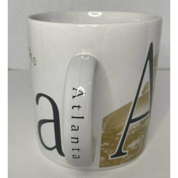 Vintage STARBUCKS, 1994, ATLANTA, CITY MUG, COLLECTOR SERIES, 20 oz. CUP - Picture 5 of 6